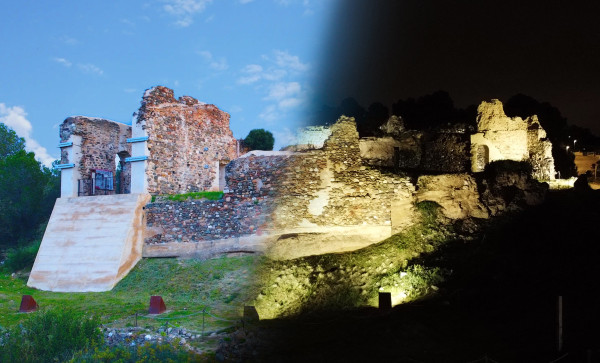 Calendari 2025. Castell de Voltera d'Abrera i Balcó de Montserrat. Portada