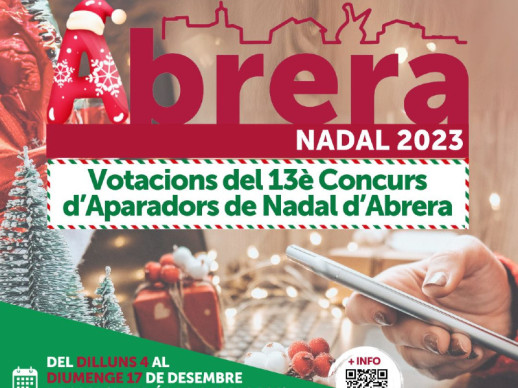 Obrim el període de votacions del XIII Concurs d’Aparadors Nadalencs d'Abrera. Participa-hi i vota el premi popular!