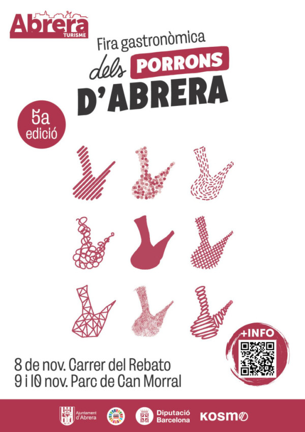 Cartell - 5a Fira Gastronòmica dels Porrons d'Abrera 2024