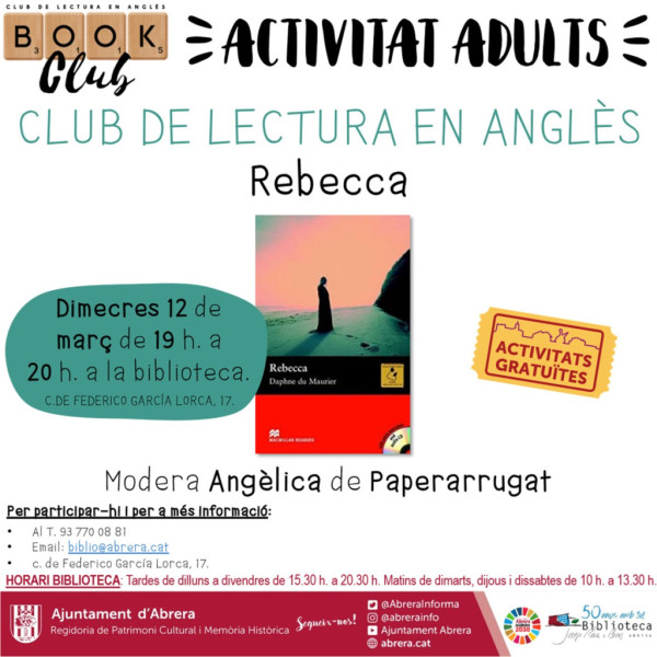 Activitats Biblioteca Josep Rocai Bros - Març 2025 - Book Club.jpg