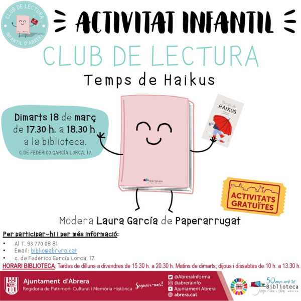 Activitats Biblioteca Josep Rocai Bros - Març 2025 - Club infantil.jpg