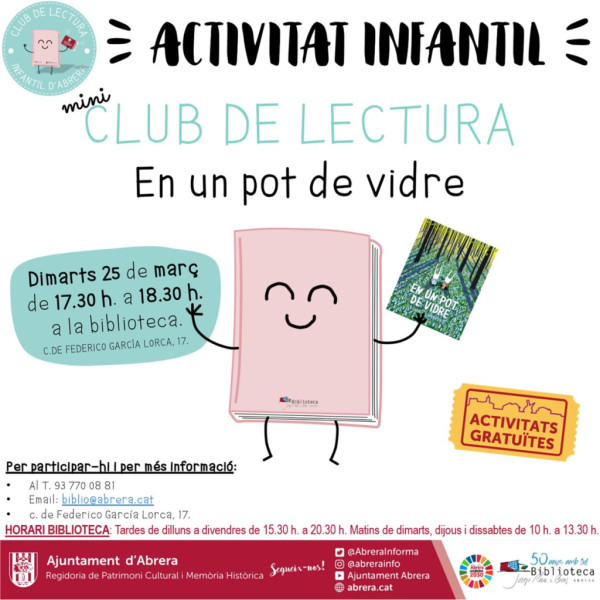 Activitats Biblioteca Josep Rocai Bros - Març 2025 - Mini club.jpg