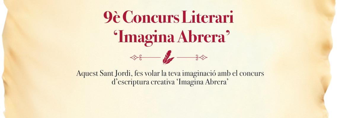 CONCURS LITERARI IMAGINA ABRERA