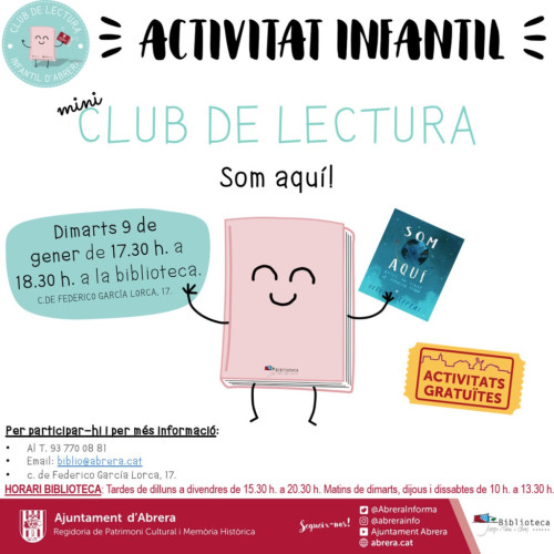 Biblioteca Josep Roca i Bros - Mini Club Lectura gener 2024.jpg