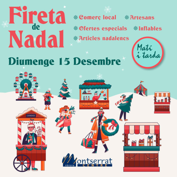 Fira de Nadal 2024 Montserrat Centre Abrera