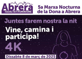 CARTELL 5a Marxa nocturna dona abrera 2025 OK