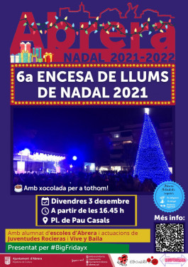 Cartell 6a Encesa Llums Nadal d'Abrera Ok