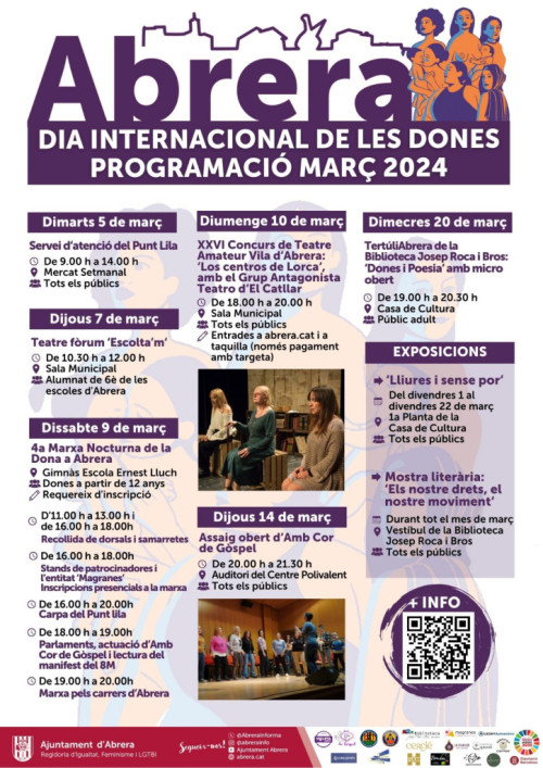 Dia Internacional de les Dones. Programació març 2024