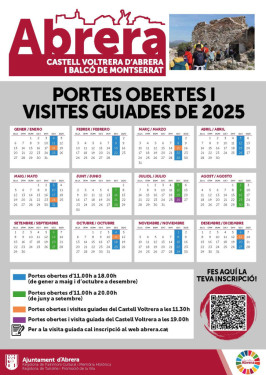 CARTELL CALENDARI PORTES OBERTES I VISITES CASTELL 2025.jpg