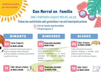 CARTELL CAN MORRAL EN FAMÍLIA - JULIOL 2023