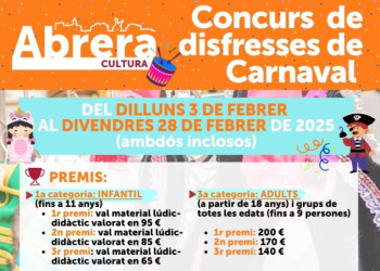 CARTELL CONCURS DISFRESSES CARNAVAL 2025