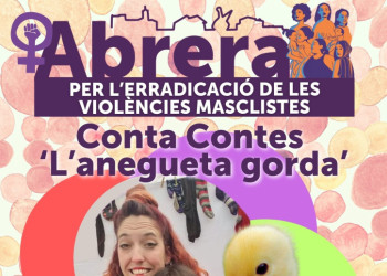 25N 2023 - Cartell conta contes L'anegueta gorda