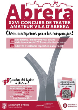 CARTELL CONCURS TEATRE AMATEUR 2023