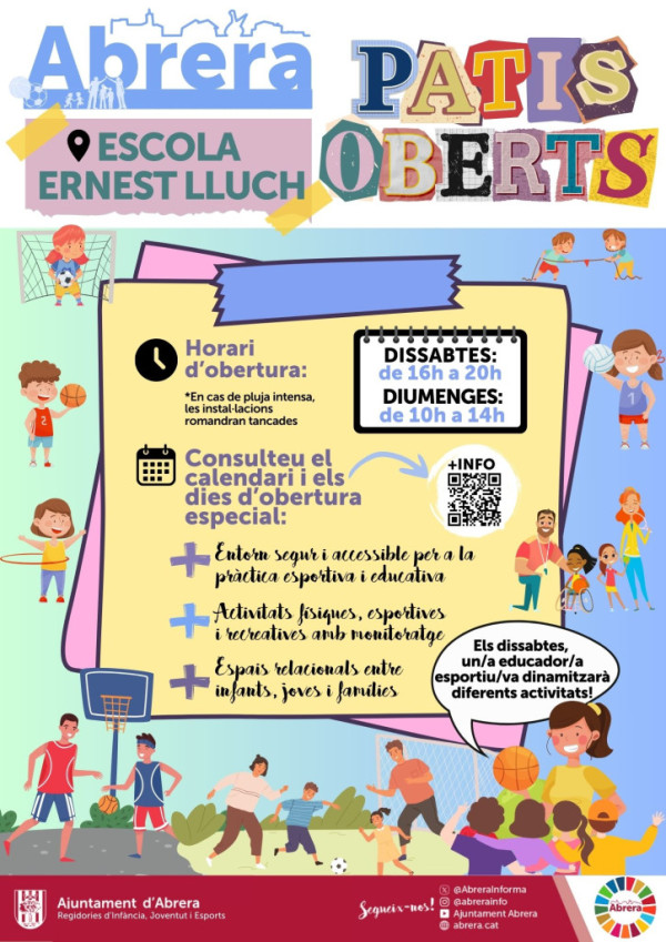 Impulsem l'activitat de 'Patis Oberts' a l'Escola Ernet Lluch d'Abrera