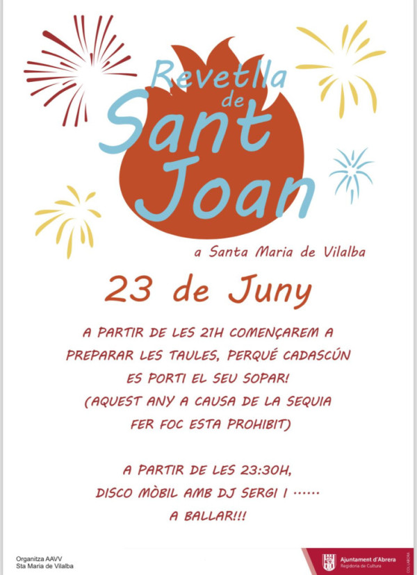 Cartell Revetlla Sant Joan 2024 - Santa Maria de Vilalba.jpeg