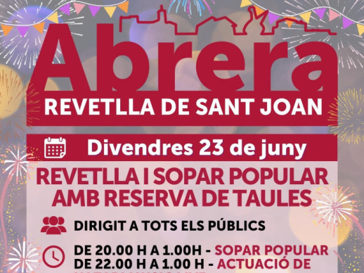 Revetlla de Sant Joan 2023. Nucli urbà d'Abrera