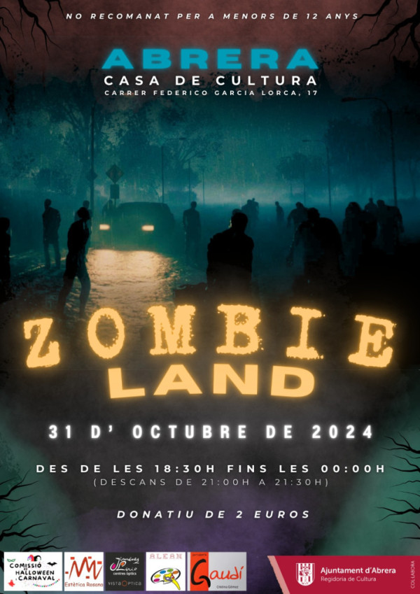 Cartell Túnel del terror 2024 - Zombie Land.jpeg