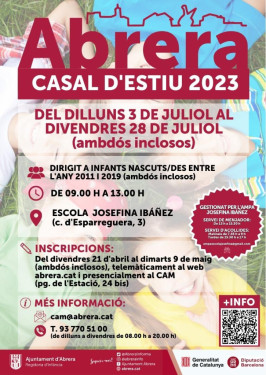 Cartell Casal d'Estiu 2023