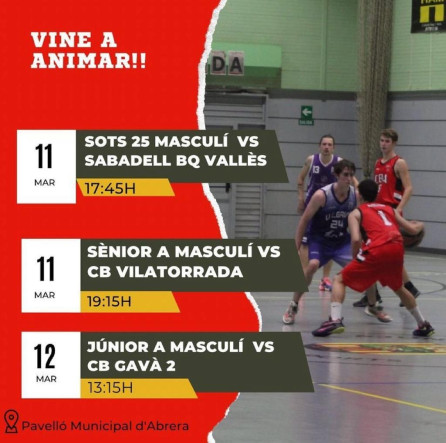 Competicions esportives - CBA 11 i 12.03.23 local