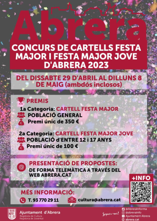 Concurs de Cartells Festa Major i Festa Major Jove 2023