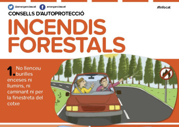 Consells d'autoprotecció davant incendis forestals