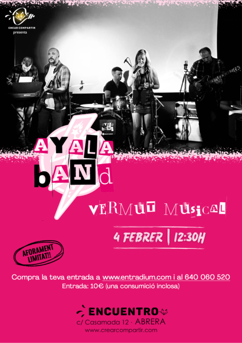 Crear i Compartir Febrer 2024 - Poster_Ayala-Band_Encuentro (1).png