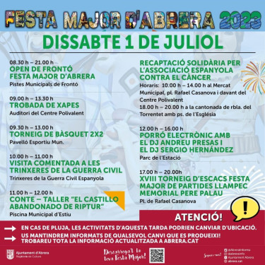 Festa Major 2023 - Activitats dissabte 1 de juliol 02