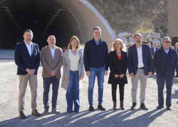 Visitem les obres del túnel de la B-40 entre Abrera i Viladecavalls amb el President del Govern, Pedro Sánchez, la Ministra de Transports, Mobilitat i Agenda Urbana, Raquel Sánchez, i el nostre alcalde, Jesús Naharro