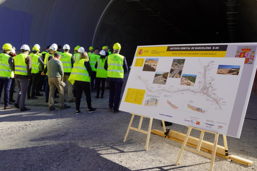 Visitem les obres del túnel de la B-40 entre Abrera i Viladecavalls amb el President del Govern, Pedro Sánchez, la Ministra de Transports, Mobilitat i Agenda Urbana, Raquel Sánchez, i el nostre alcalde, Jesús Naharro