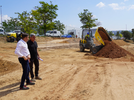 Avancen a bon ritme les obres del pícnic del Torrent Gran, una nova zona de lleure a Sant Ermengol d’Abrera