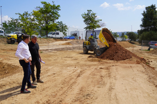 Avancen a bon ritme les obres del pícnic del Torrent Gran, una nova zona de lleure a Sant Ermengol d’Abrera