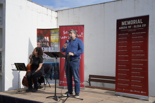 Treballem per la memòria històrica i democràtica! Homenatge als assassinats pel franquisme a Abrera i Olesa de Montserrat