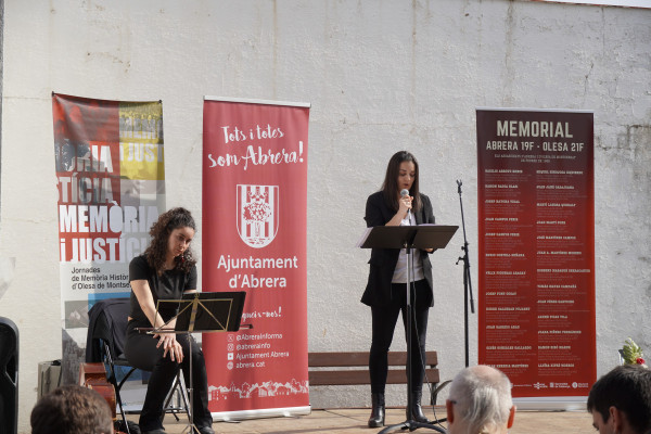 Treballem per la memòria històrica i democràtica! Homenatge als assassinats pel franquisme a Abrera i Olesa de Montserrat