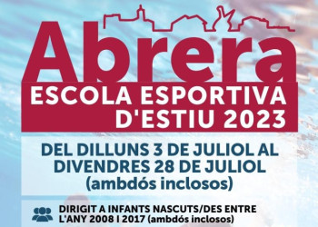 Cartell Escola Esportiva d'Estiu 2023