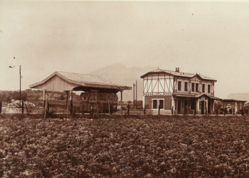 Estació ferrocarril d'Abrera. Foto: Arxiu Municipal d'Abrera