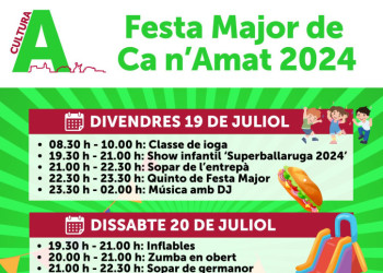 FESTA MAJOR DE CA N'AMAT 2024