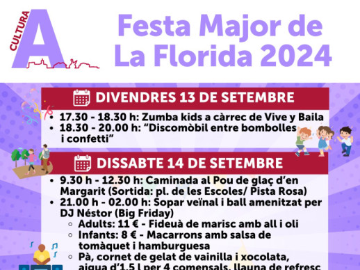 FESTA MAJOR DE LA FLORIDA 2024