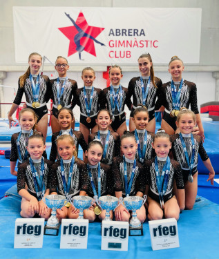 Felicitem l’Abrera Gimnàstic Club pels seus darrers èxits assolits als Campionats de Catalunya, al Campionat d'Espanya i a la Lliga Iberdrola