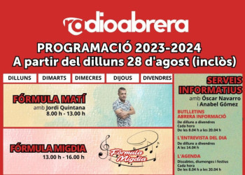 Arrenca la nova temporada de Ràdio Abrera 2023-24, amb la millor música i tota la informació!