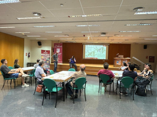 Recollim propostes del procés participatiu de l'Avanç del Pla d'Ordenació Urbanística Municipal (POUM) d'Abrera a la Casa de Cultura del nucli urbà