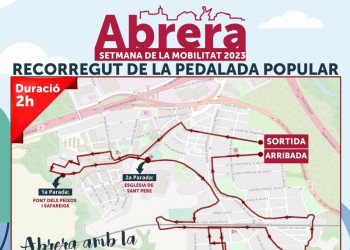 MAPA RECORREGUT PEDALADA 2023