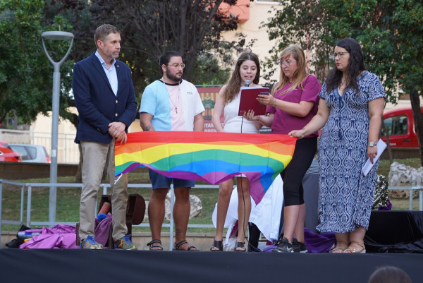 Festa Major 2024: Lectura del manifest del Dia Internacional per l'alliberament LGTBI