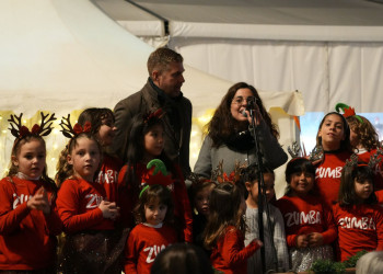 Èxit de participació en el Tió de Nadal Solidari i la inauguració del Parc de Nadal, la carpa Diverespai i el Tobogan Gegant