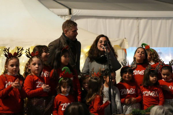 Èxit de participació en el Tió de Nadal Solidari i la inauguració del Parc de Nadal, la carpa Diverespai i el Tobogan Gegant