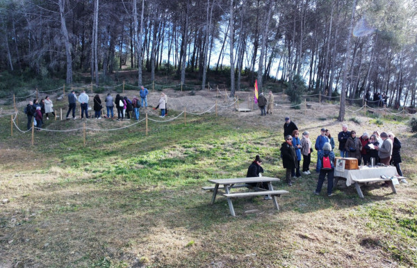 Èxit de participació a la darrera visita comentada i recreació històrica a les Trinxeres republicanes de la Guerra Civil Espanyola del bosc de Sant Miquel