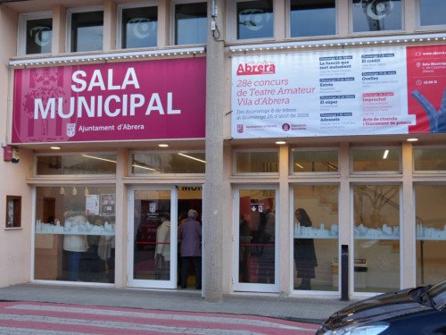 Donem el tret de sortida al 28è Concurs de Teatre Amateur Vila d’Abrera 2026 amb el Grup de Teatre Paranys de Sant Joan de Vilatorrada