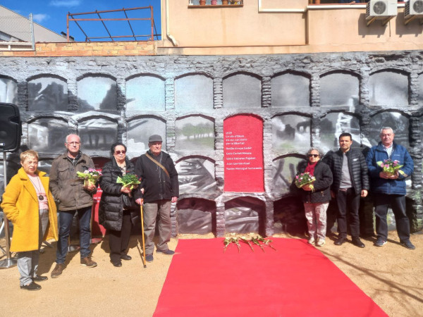 Homenatgem els abrerencs i olesans represaliats per la dictadura franquista al nou Parc de la Memòria d'Olesa de Montserrat