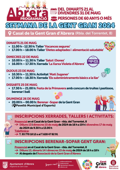 PROGRAMACIÓ SETMANA GENT GRAN 2024