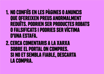 Commemorem el Dia Mundial dels Drets de les Persones Consumidores donant suport a la campanya 'Si sembla fake, ho és'