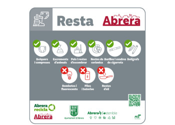 Abrera + Sostenible! Continuem treballant en la millora de la gestió de residus amb la renovació dels contenidors de fracció orgànica i resta a Abrera